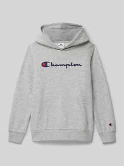 Champion Hoodie met labelstitching