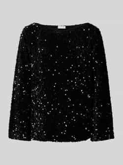 Vila Shirt met lange mouwen en pailletten model 'FAITH'