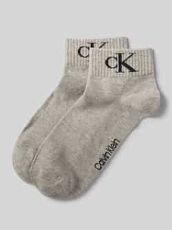 Calvin Klein Jeans Sokken met labelprint in een set van 2 paar