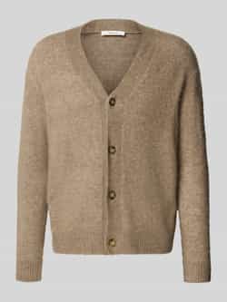 Selected Homme Relaxed fit gebreid jack met alpacawol model 'RAI'