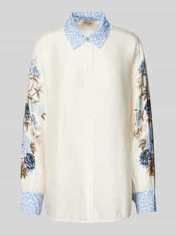 MOS MOSH Regular fit overhemdblouse in kreuklook model 'ABILA SAKU'