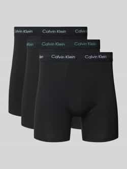Calvin Klein Underwear Boxershort met band met label in een set van 3 stuks