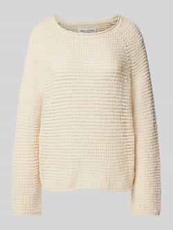 Marc O'Polo Oversized pullover van zacht katoen met structuureffect