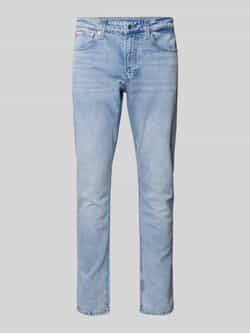 Calvin Klein Tapered jeans SLIM TAPER in lichtblauwe wassing