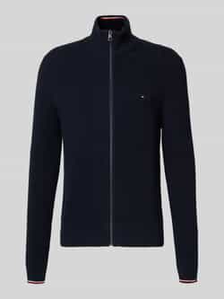 Tommy Hilfiger Regular fit gebreid jack van puur katoen