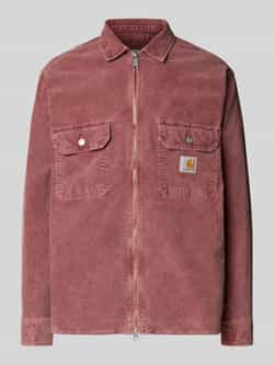 Carhartt Work In Progress Corduroy jack met tweewegsritssluiting model 'REYNOLD'