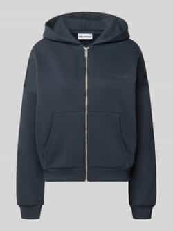 Review Oversized sweatjack met labelprint