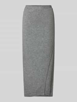 Oui Midirok van wolmix in gebreide look