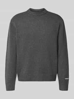 Jack & jones Gebreide pullover met labelstitching model 'NORREBRO'