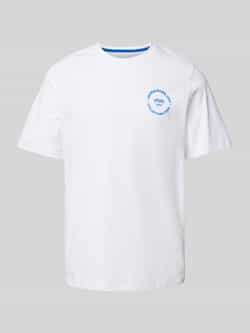 jack & jones T-shirt met labelprint model 'SIMON'