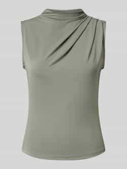 Pieces Shaped fit top met opstaande kraag model 'MADISON'