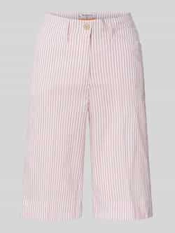 Raphaela By Brax Super slim fit bermuda met steekzakken model 'Lorella'