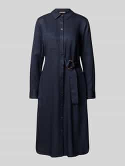 Christian Berg Woman Selection Midi-jurk met strikceintuur
