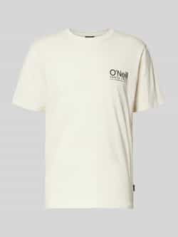 O'Neill T-shirt met logoprint en ronde hals