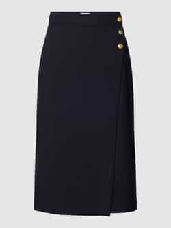 Tommy Hilfiger Geweven rok GOLD BUTTON MIDI SKIRT