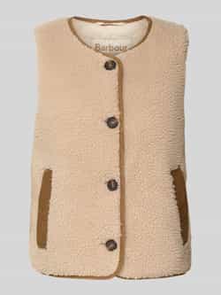 Barbour Regular fit outdoor-bodywarmer met teddybont model 'LUCIANA'