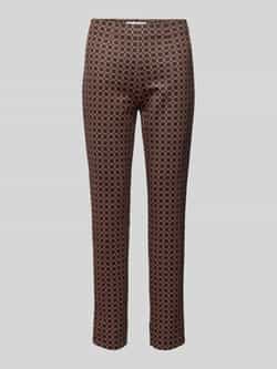 RAFFAELLO ROSSI Slim fit stoffen broek in verkorte pasvorm model 'PENNY'