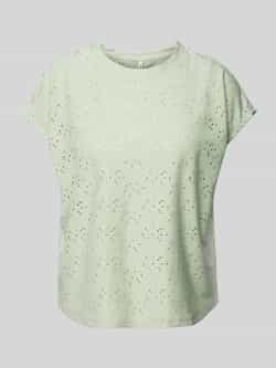 Only Regular fit T-shirt met etskanteffect model 'SMILLA'