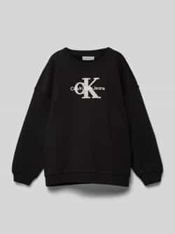 Calvin Klein Jeans Oversized sweatshirt met labelprint model 'TEDDY'