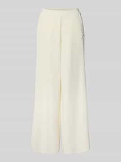 Guess Activewear Wide leg stoffen broek met labelapplicatie model 'OLYMPE'