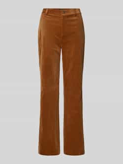 Lauren Ralph Lauren Flared cut corduroy broek met steek- en achterzakken model 'KADEN'