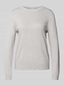 S.Oliver RED LABEL Regular fit gebreide pullover van viscosemix met ribboorden