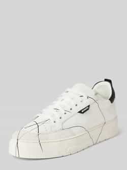 Antony Morato Sneakers van leer met labeldetail model 'KLINE'