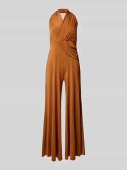 RINASCIMENTO Jumpsuit met halter in wikkellook