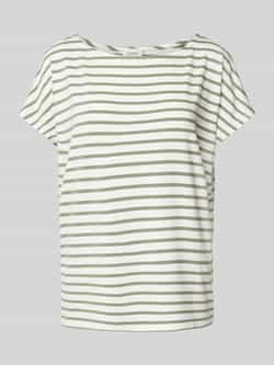 S.Oliver RED LABEL Relaxed fit T-shirt in mix van viscose en elastaan
