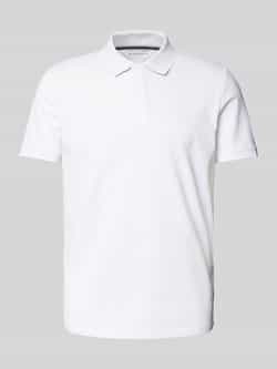 Tom Tailor Regular fit poloshirt van katoen-piqué met logostitching