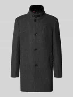 CINQUE Regular fit lange jas met opstaande kraag model 'Arsenal'