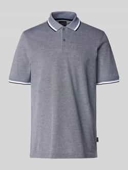 Bugatti Poloshirt met labeldetail