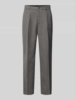CK Calvin Klein Slim tapered fit pantalon met persplooien