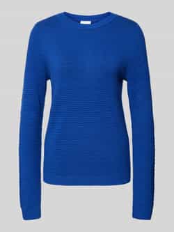 Vila Gebreide pullover met broderie anglaise model 'dalo'