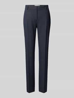 Christian Berg Woman Selection Slim fit broek met structuurmotief