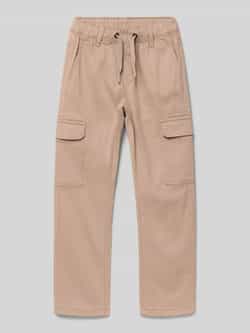 S.Oliver RED LABEL Slim fit cargobroek van katoenmix