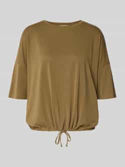 Christian Berg Woman T-shirt met ronde hals en extra brede schouders