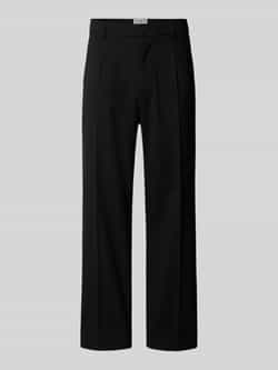 Jake*s Studio Men Stoffen broek met Franse steekzakken