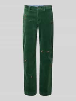 Polo Ralph Lauren Regular fit corduroy broek met stitchingdetails