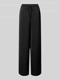 Armani Exchange Straight leg stoffen broek met tunnelkoord