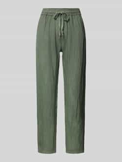 ZABAIONE Regular fit broek linnen broek met tunnelkoord model 'Pa44uline'