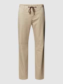 Alberto Regular fit stoffen broek met tunnelkoord model 'JUMP'