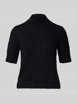 Marc Cain Gebreide pullover met opstaande kraag en 1 2-mouwen