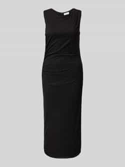 Vila Midi-jurk met ronde hals model 'MINNA'