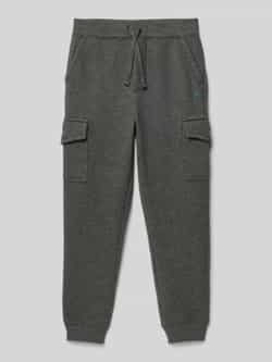 Polo Ralph Lauren Kids Regular fit sweatbroek met cargozakken