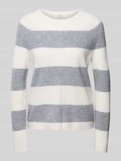 FYNCH-HATTON Kasjmier Gestreepte Trui Gray Dames