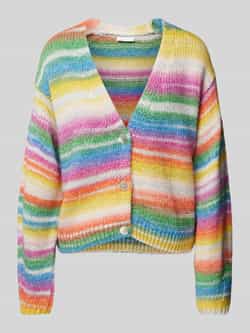 Rich & Royal Gebreide cardigan met diepe V-hals.