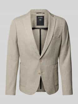 S.Oliver BLACK LABEL Slim fit colbert van gemêleerde jersey