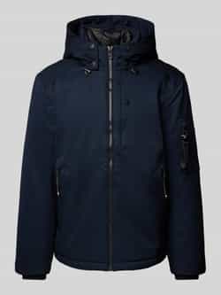 Tom Tailor Gewatteerd jack met afneembare capuchon in jeanslook