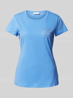 Liu Jo White T-shirt met labeldetail